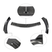 Load image into Gallery viewer, Brand New 3PCS 2017-2023 Tesla Model 3 Sedan Carbon Fiber Look Front Bumper Body Kit Lip