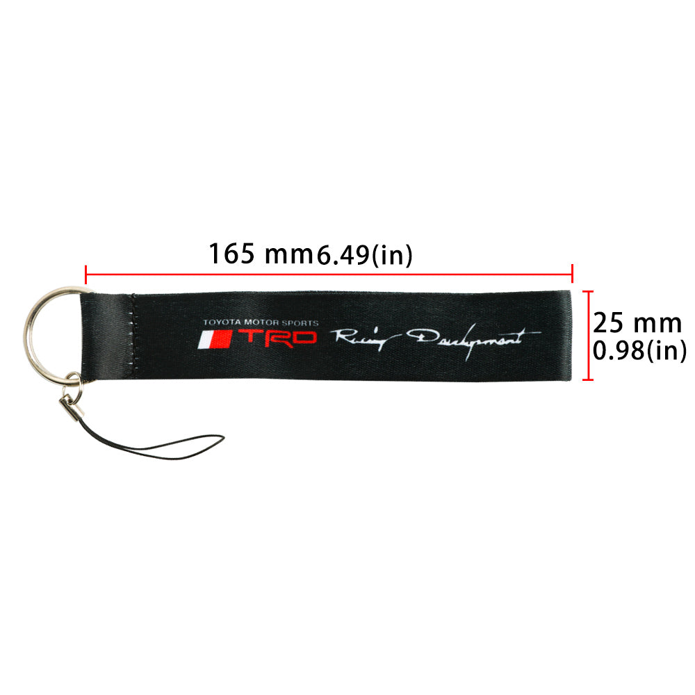 BRAND NEW JDM TRD DOUBLE SIDE Racing Cell Holders Keychain Universal