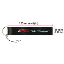 Load image into Gallery viewer, BRAND NEW JDM TRD DOUBLE SIDE Racing Cell Holders Keychain Universal