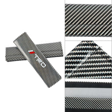 Load image into Gallery viewer, Brand New Universal 2PCS TRD Silver Carbon Fiber Look Car Seat Belt Covers Shoulder Pad