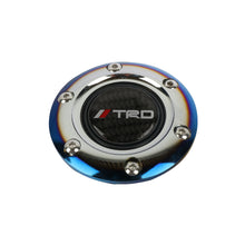 Load image into Gallery viewer, BRAND NEW JDM TRD UNIVERSAL BURNT BLUE CAR HORN BUTTON STEERING WHEEL CENTER CAP