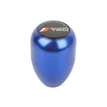 Load image into Gallery viewer, Brand New JDM Universal TRD Black Sticker Aluminum Manual Gear Stick Blue Shift Knob Shifter M8 M10 M12