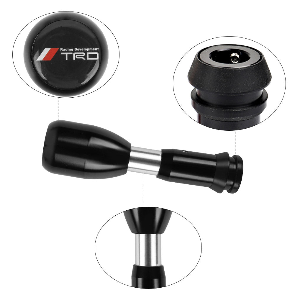 Brand New TRD Black Aluminum Automatic Transmission Car Gear Shift Knob Shifter level