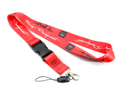 BRAND NEW TRD TOYOTA JDM Car Keychain Tag Rings Keychain JDM Drift Lanyard Red