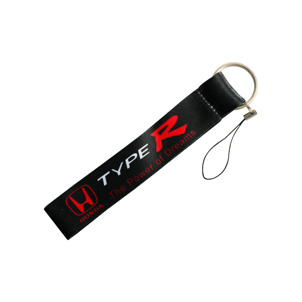 BRAND NEW JDM HONDA TYPE R DOUBLE SIDE Racing Cell Holders Keychain Universal