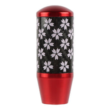 Load image into Gallery viewer, Brand New 9CM Universal Sakura Flower Red Carbon Fiber Manual Gear Stick Shift Knob Lever Shifter M12 M10 M8