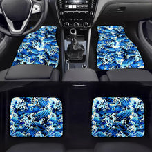 Load image into Gallery viewer, Brand New 4PCS UNIVERSAL SAKURA WAVE Racing Fabric Car Floor Mats Interior Carpets