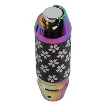 Load image into Gallery viewer, Brand New Universal Sakura Flower Real Carbon Fiber Neo Chrome Aluminum Automatic Transmission Racing Gear Shift Knob
