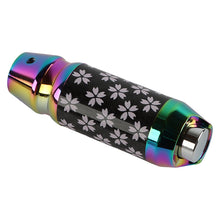 Load image into Gallery viewer, Brand New Universal Sakura Flower Real Carbon Fiber Neo Chrome Aluminum Automatic Transmission Racing Gear Shift Knob