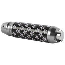 Load image into Gallery viewer, Brand New Sakura Flowers Universal Real Carbon Fiber Silver Aluminum Automatic Transmission Racing Gear Shift Knob