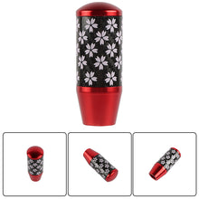 Load image into Gallery viewer, Brand New 9CM Universal Sakura Flower Red Carbon Fiber Manual Gear Stick Shift Knob Lever Shifter M12 M10 M8