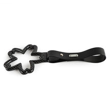 Load image into Gallery viewer, Brand New Flower Carbon Fiber JDM TSURIKAWA Ring Subway Train Bus Black Handle Strap Charm Drift